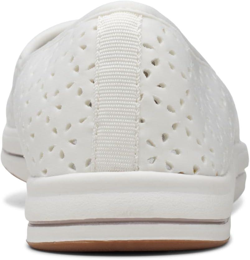 imageClarks Womens Breeze Emily LoafersWhite Synthetic