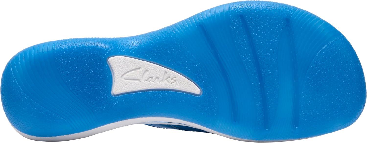 imageClarks Womens Breeze Reyna Cloudsteppers FlipFlopBright Blue
