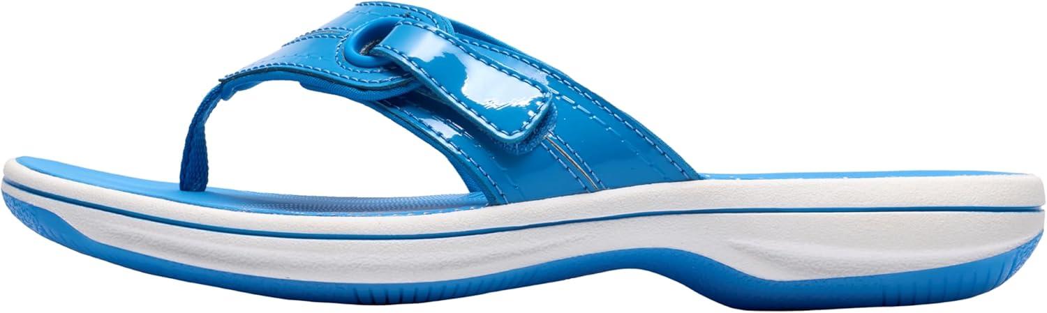 imageClarks Womens Breeze Reyna Cloudsteppers FlipFlopBright Blue