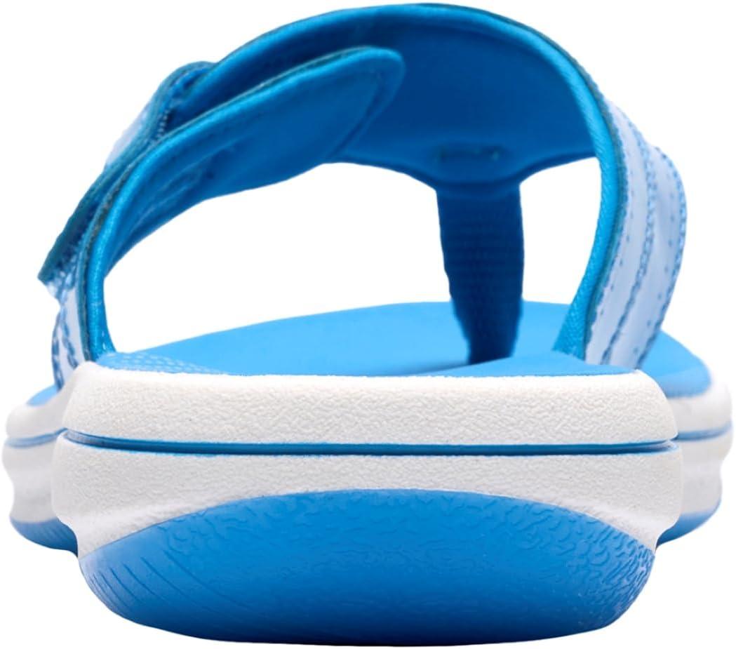 imageClarks Womens Breeze Reyna Cloudsteppers FlipFlopBright Blue