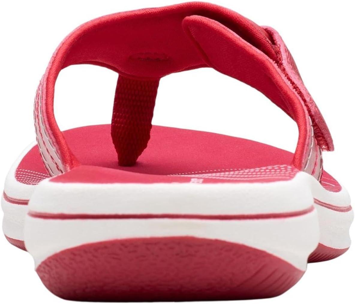 imageClarks Womens Breeze Reyna Cloudsteppers FlipFlopCherry Synthetic