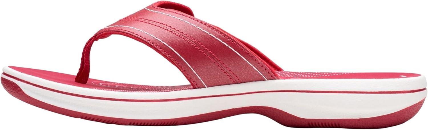 imageClarks Womens Breeze Reyna Cloudsteppers FlipFlopCherry Synthetic