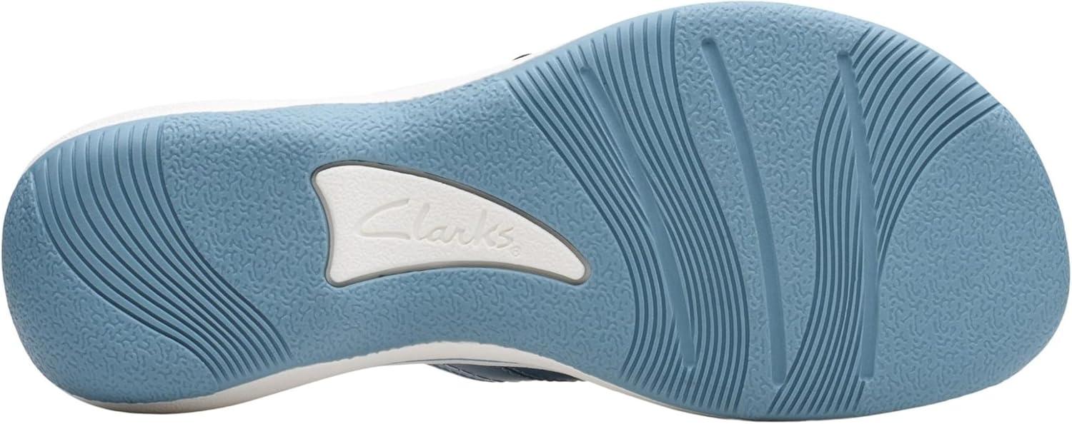 imageClarks Womens Breeze Reyna Cloudsteppers FlipFlopDenim Synthetic