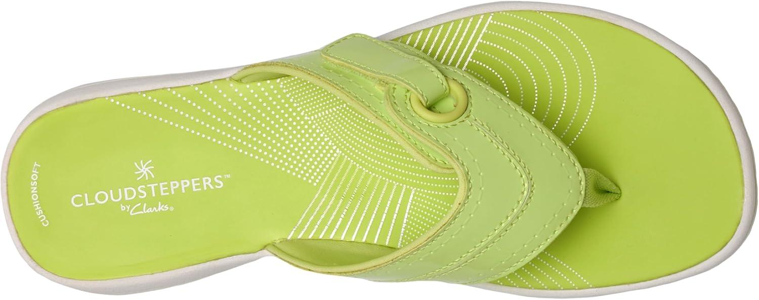 imageClarks Womens Breeze Reyna Cloudsteppers FlipFlopLime