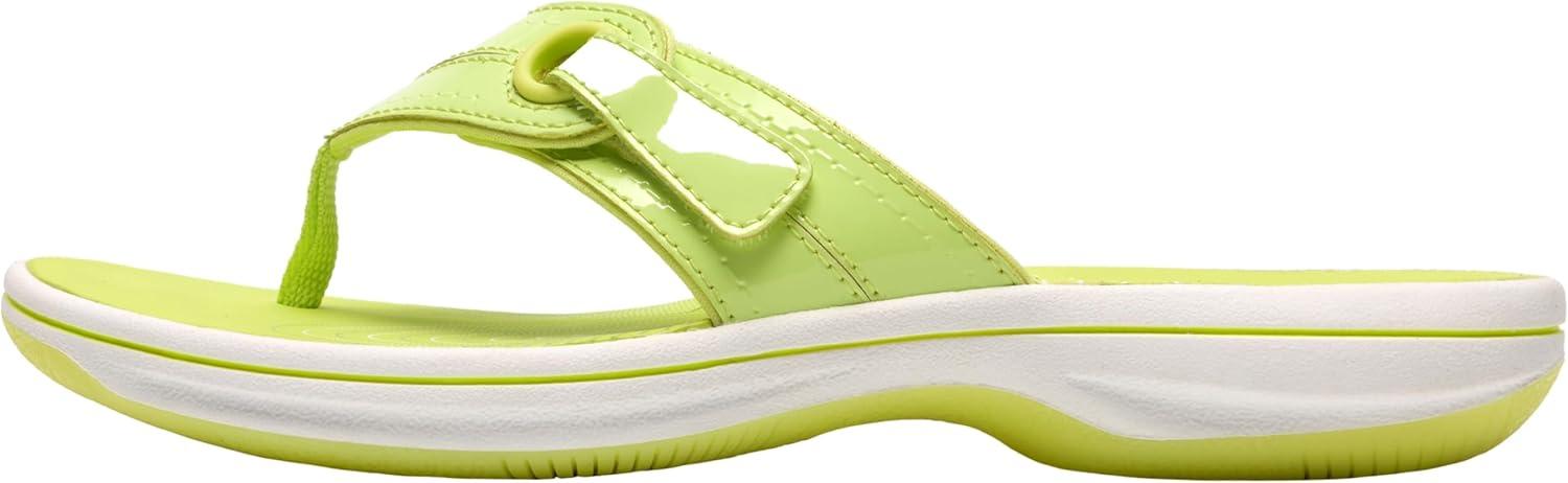 imageClarks Womens Breeze Reyna Cloudsteppers FlipFlopLime