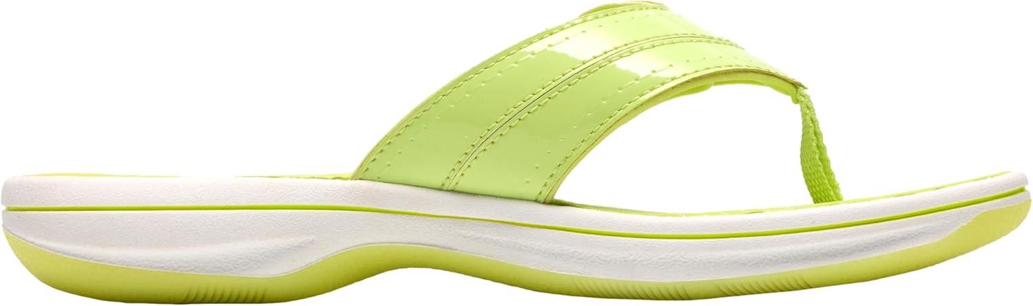imageClarks Womens Breeze Reyna Cloudsteppers FlipFlopLime