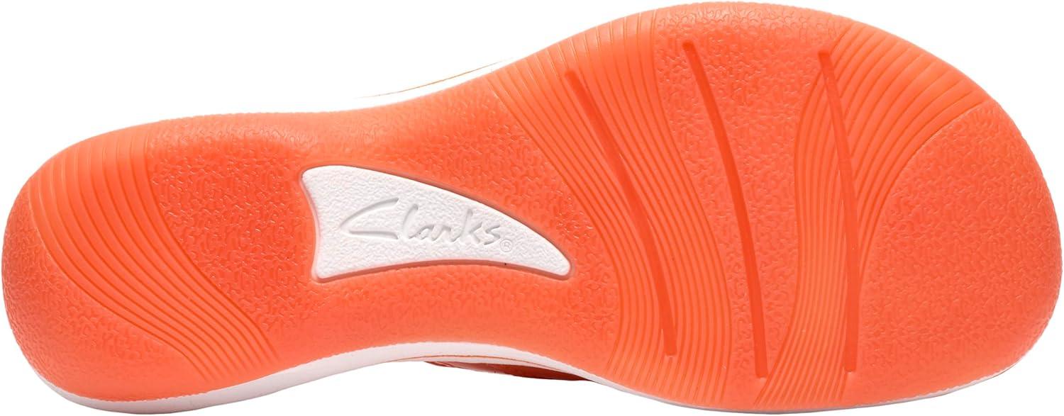imageClarks Womens Breeze Reyna Cloudsteppers FlipFlopOrange