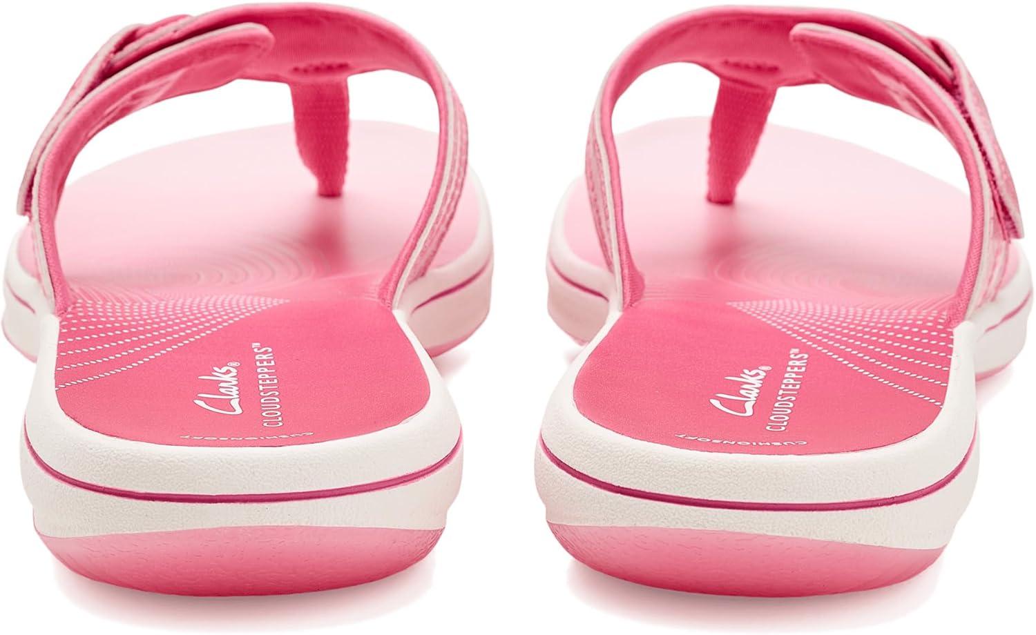 imageClarks Womens Breeze Reyna Cloudsteppers FlipFlopPink Ombre Synthetic
