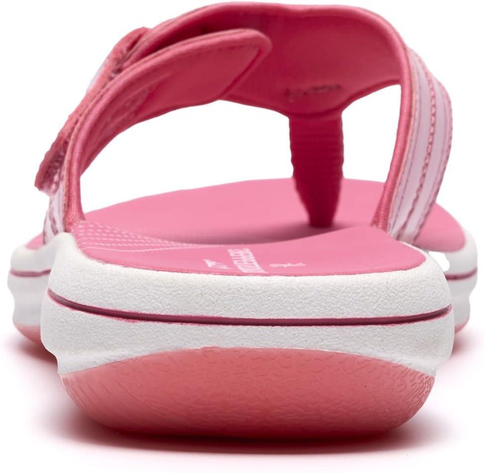 imageClarks Womens Breeze Reyna Cloudsteppers FlipFlopPink Synthetic