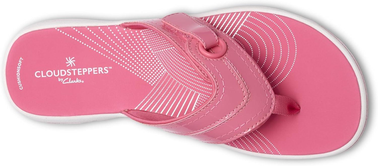 imageClarks Womens Breeze Reyna Cloudsteppers FlipFlopPink Synthetic