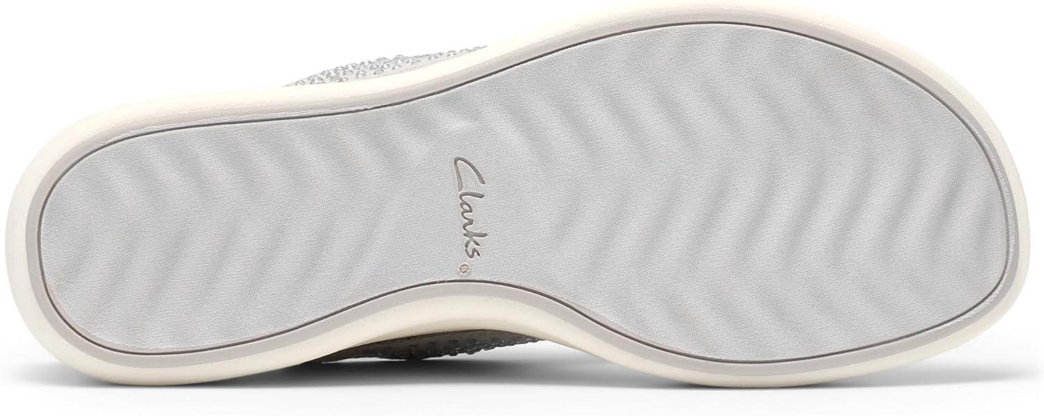 imageClarks Womens Drift Jaunt Wedge SandalSilver