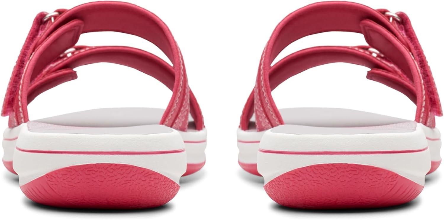 imageClarks womens Breeze PiperSlide SandalBright Pink