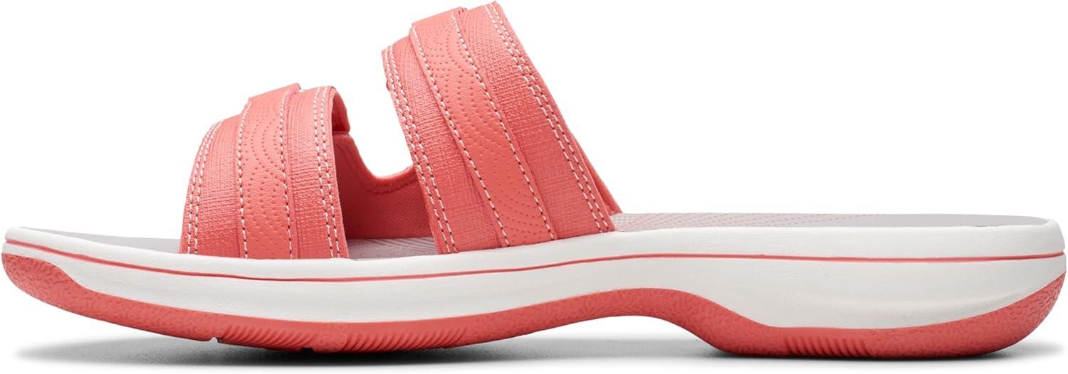 imageClarks womens Breeze PiperSlide SandalCoral
