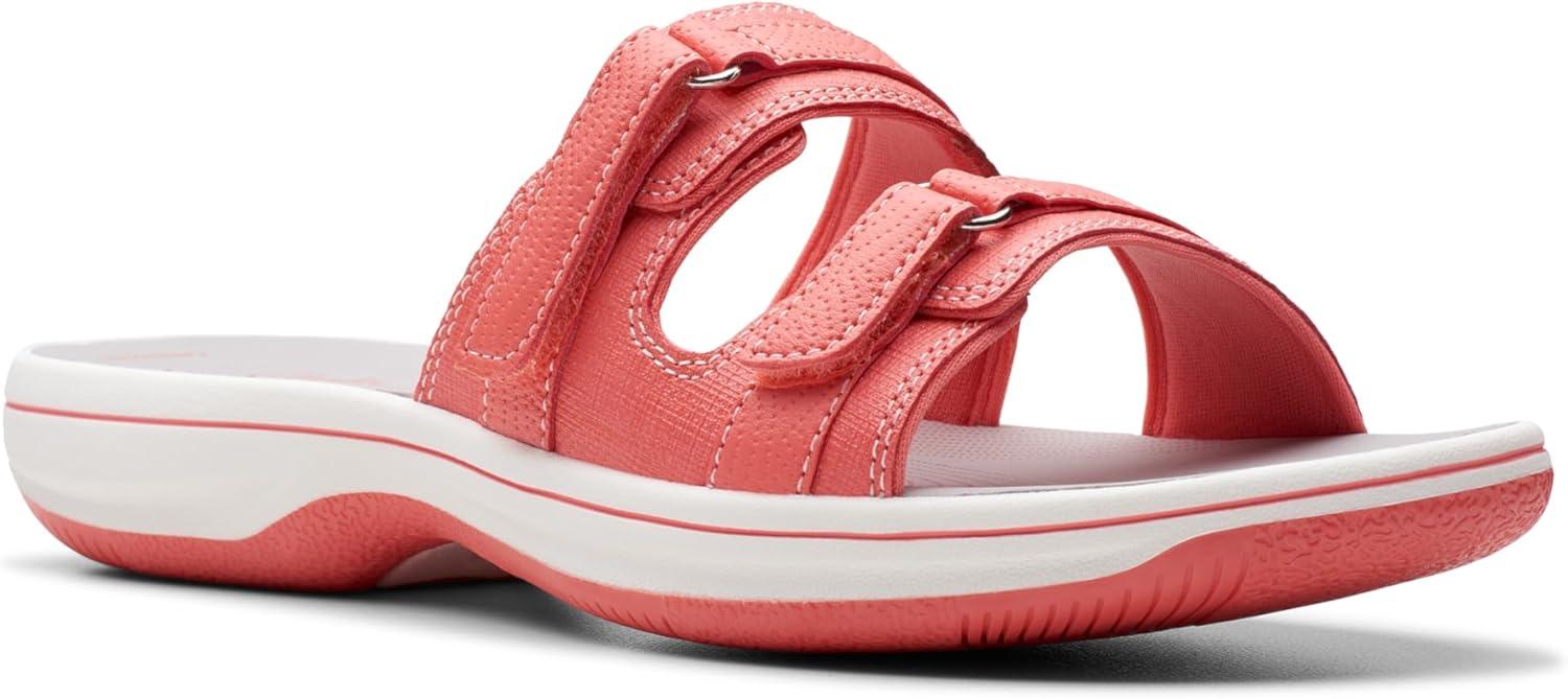 imageClarks womens Breeze PiperSlide SandalCoral