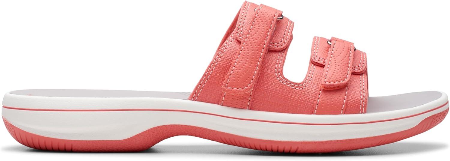 imageClarks womens Breeze PiperSlide SandalCoral