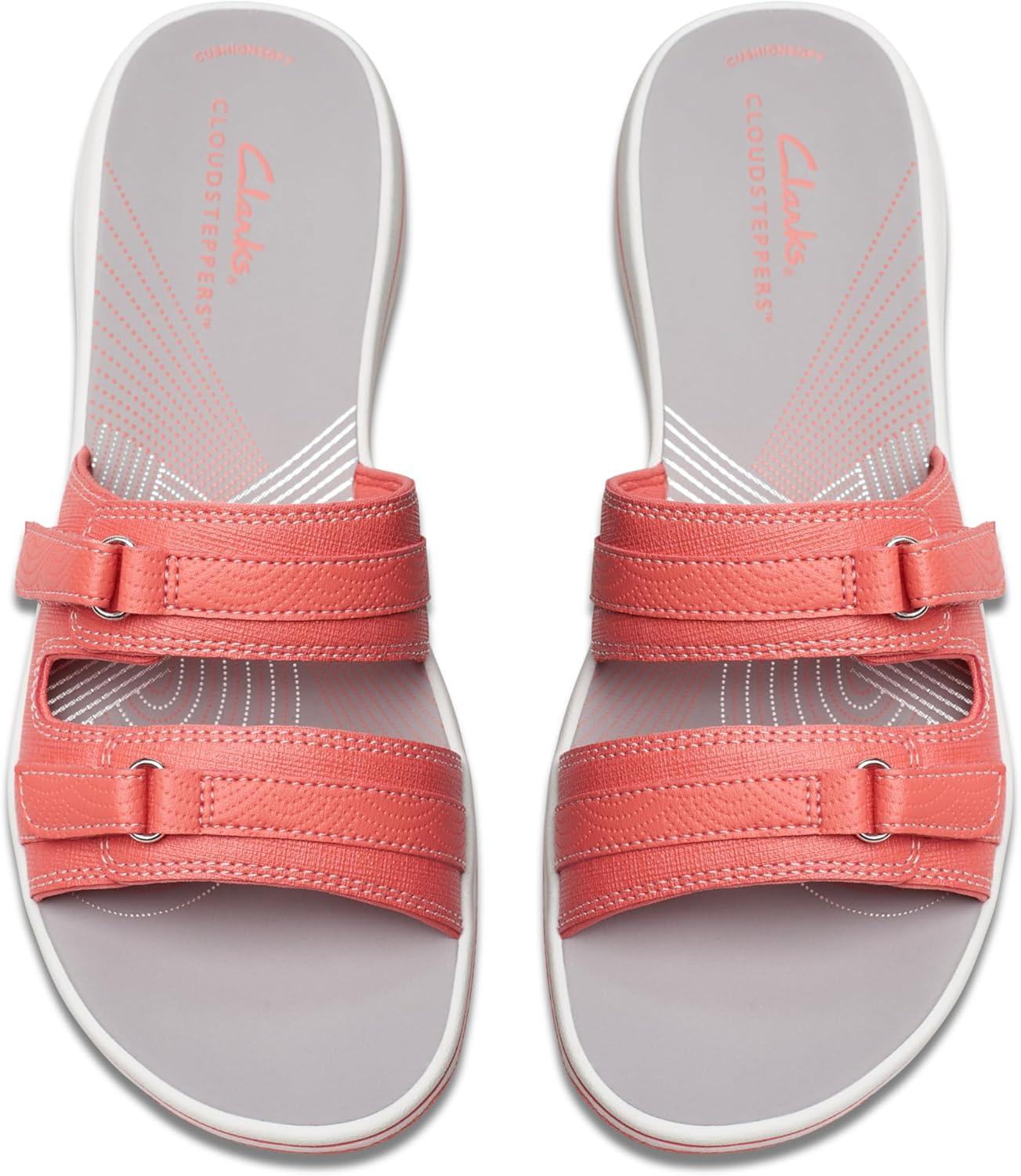 imageClarks womens Breeze PiperSlide SandalCoral