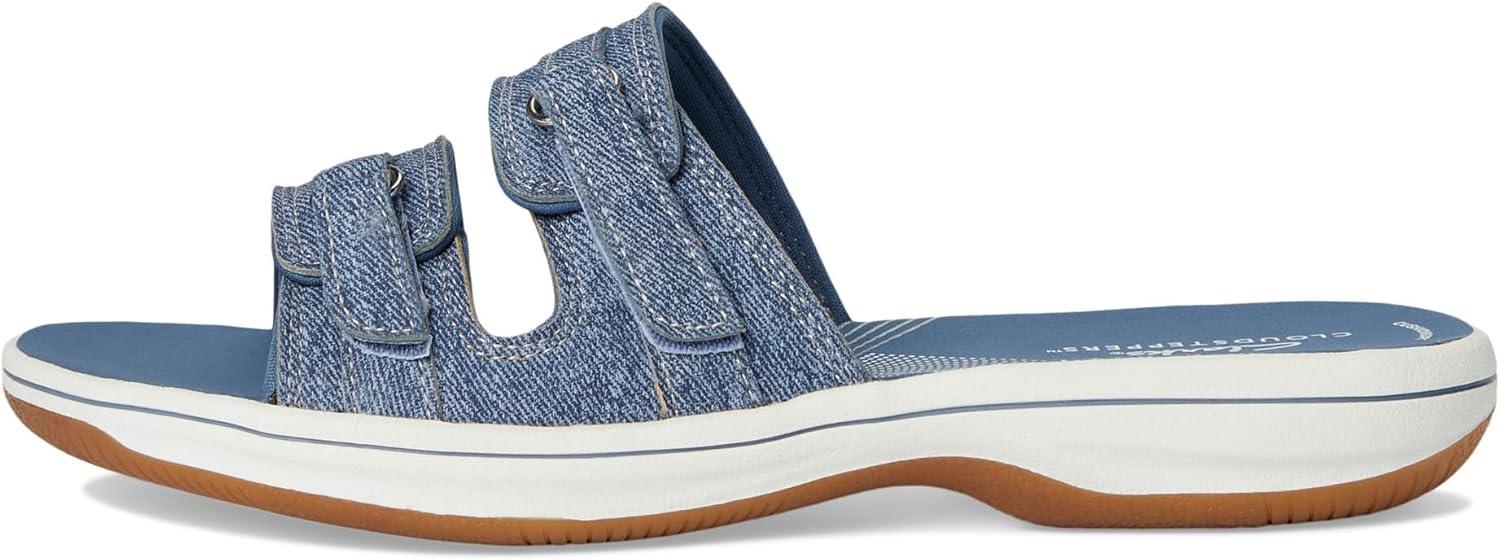 imageClarks womens Breeze PiperSlide SandalDark Denim