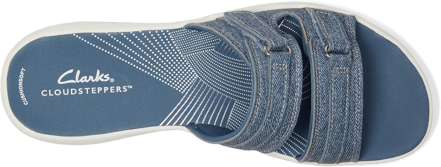 imageClarks womens Breeze PiperSlide SandalDark Denim