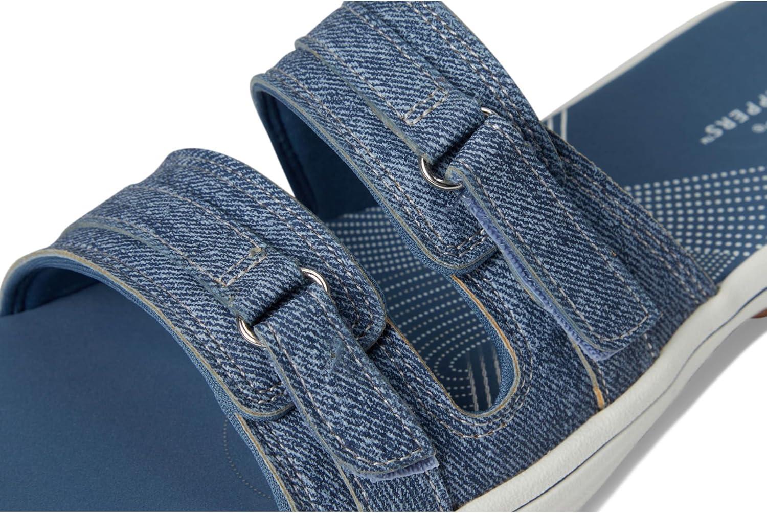 imageClarks womens Breeze PiperSlide SandalDark Denim