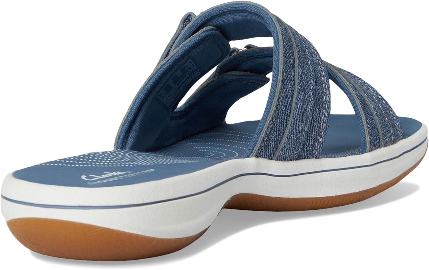 imageClarks womens Breeze PiperSlide SandalDark Denim
