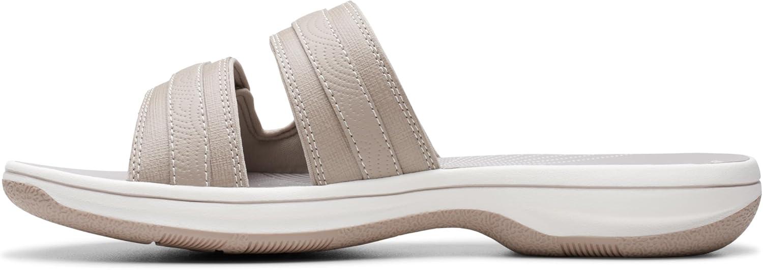 imageClarks womens Breeze PiperSlide SandalLight Taupe