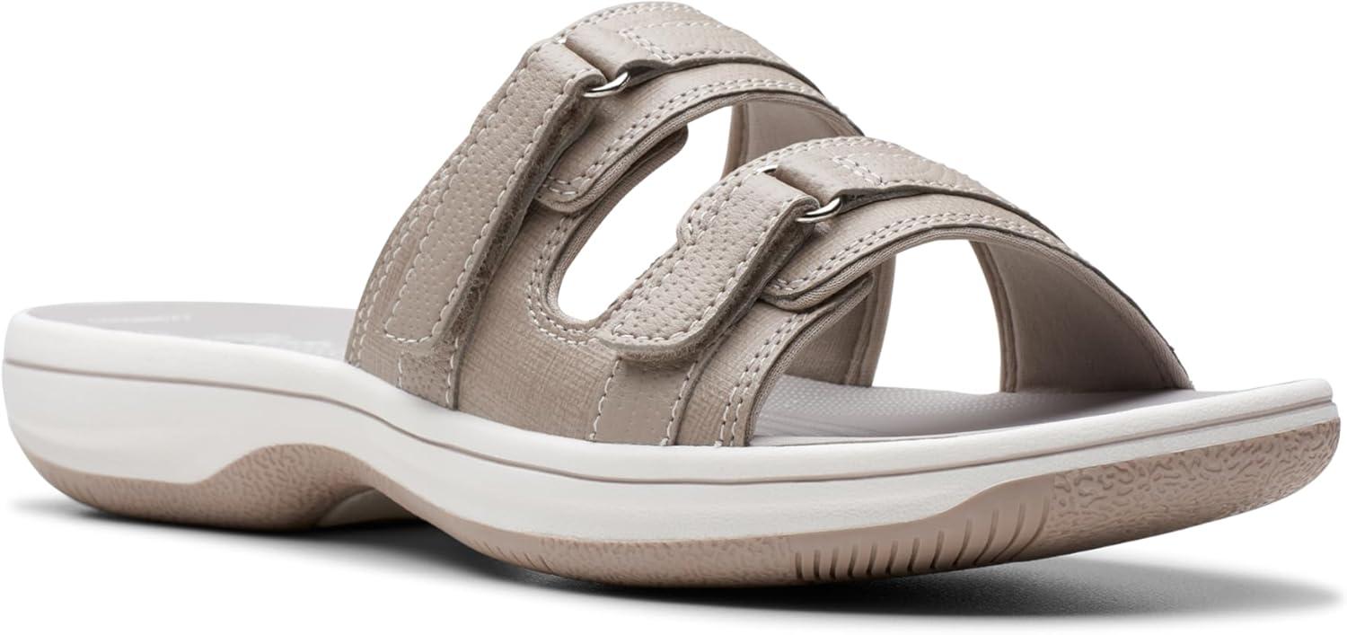 imageClarks womens Breeze PiperSlide SandalLight Taupe