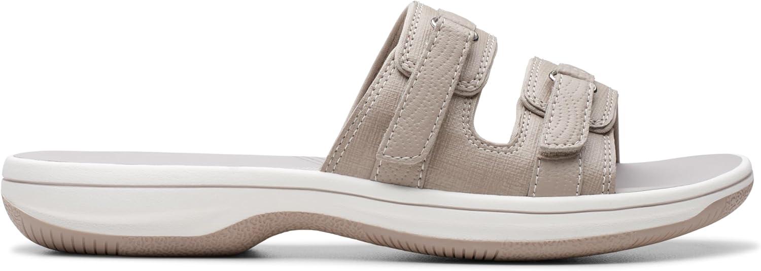 imageClarks womens Breeze PiperSlide SandalLight Taupe