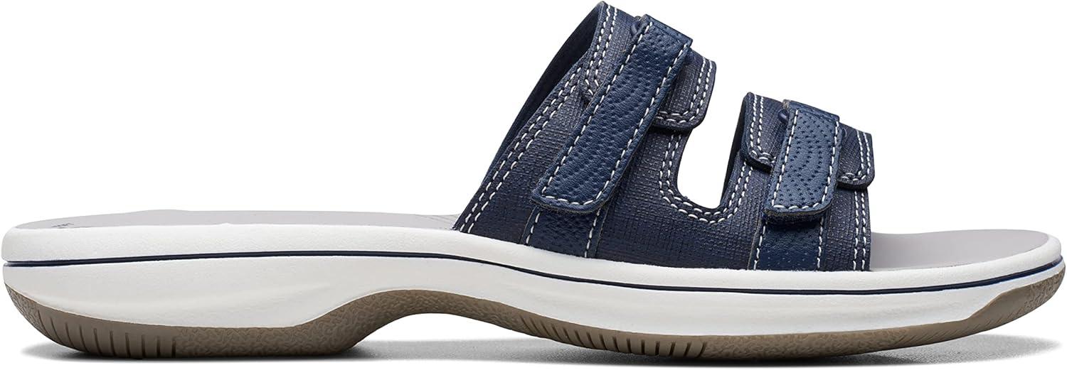 imageClarks womens Breeze PiperSlide SandalNavy