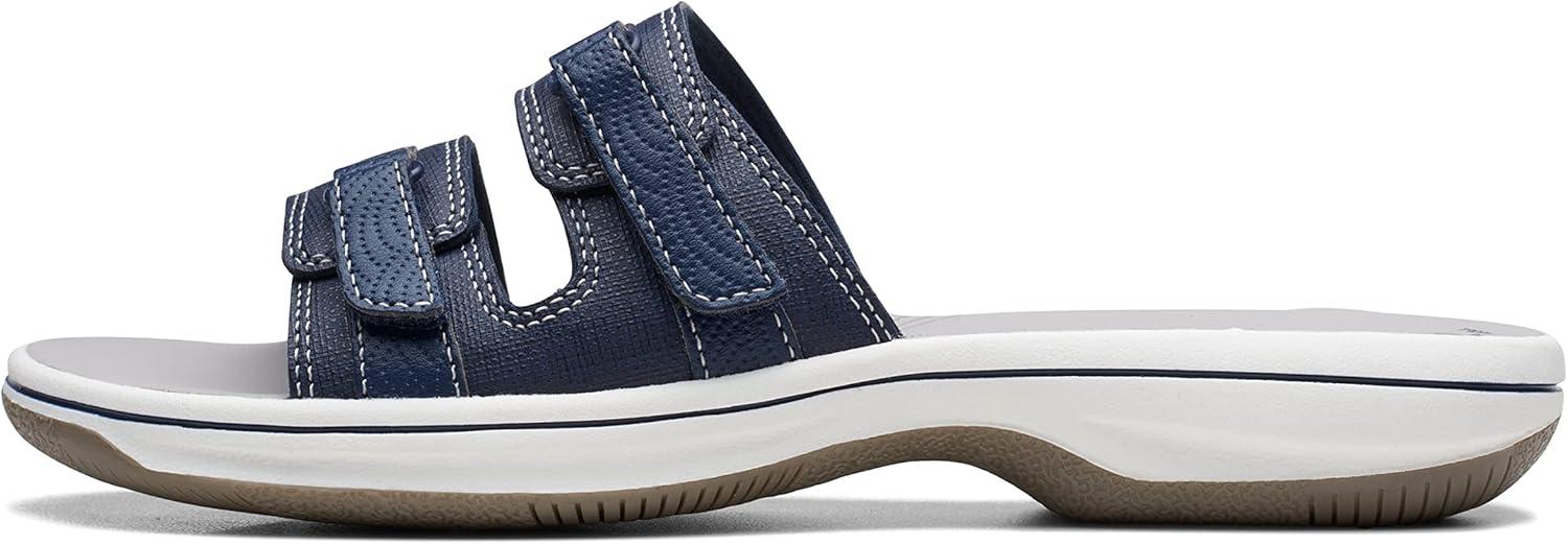 imageClarks womens Breeze PiperSlide SandalNavy