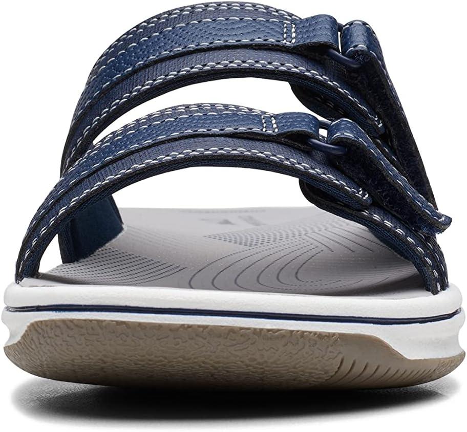 imageClarks womens Breeze PiperSlide SandalNavy