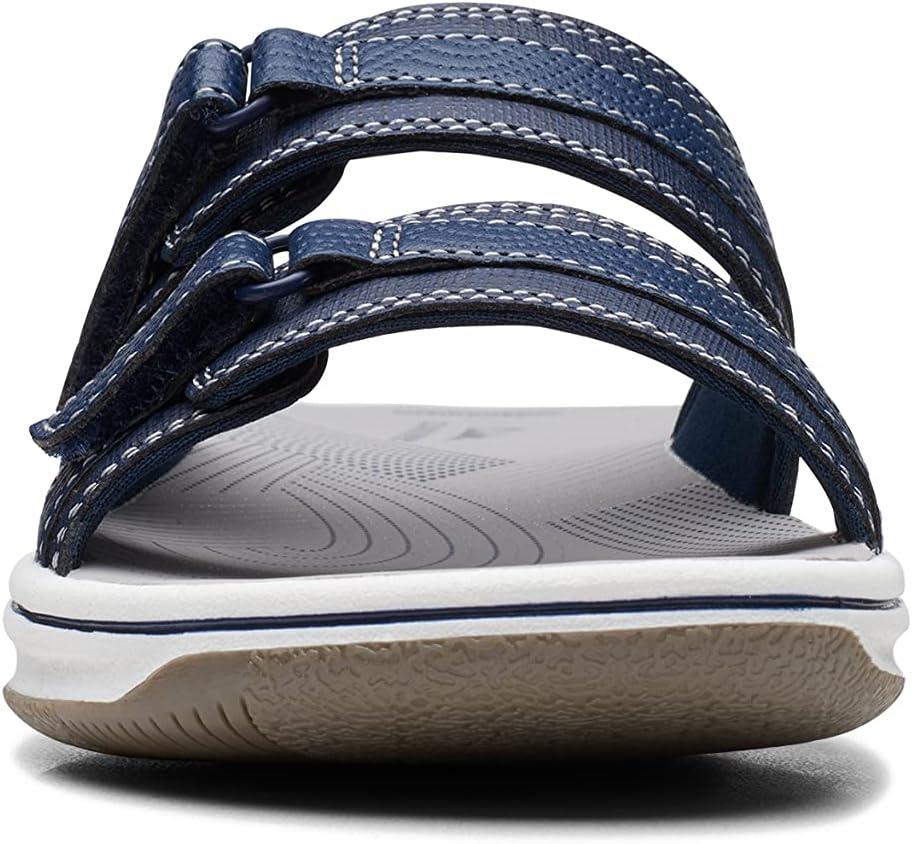 imageClarks womens Breeze PiperSlide SandalNavy