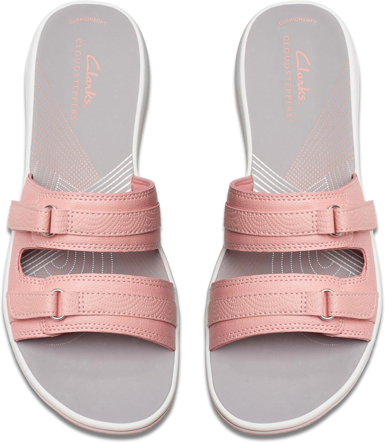 imageClarks womens Breeze PiperSlide SandalPeach