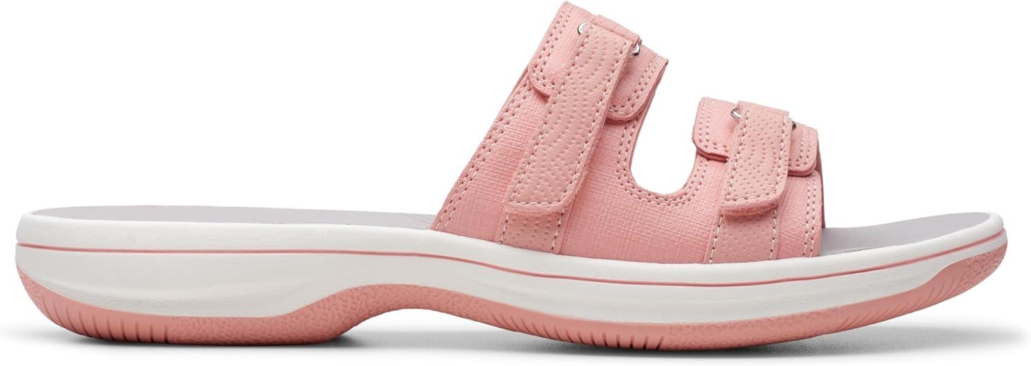 imageClarks womens Breeze PiperSlide SandalPeach