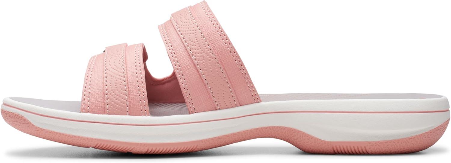 imageClarks womens Breeze PiperSlide SandalPeach