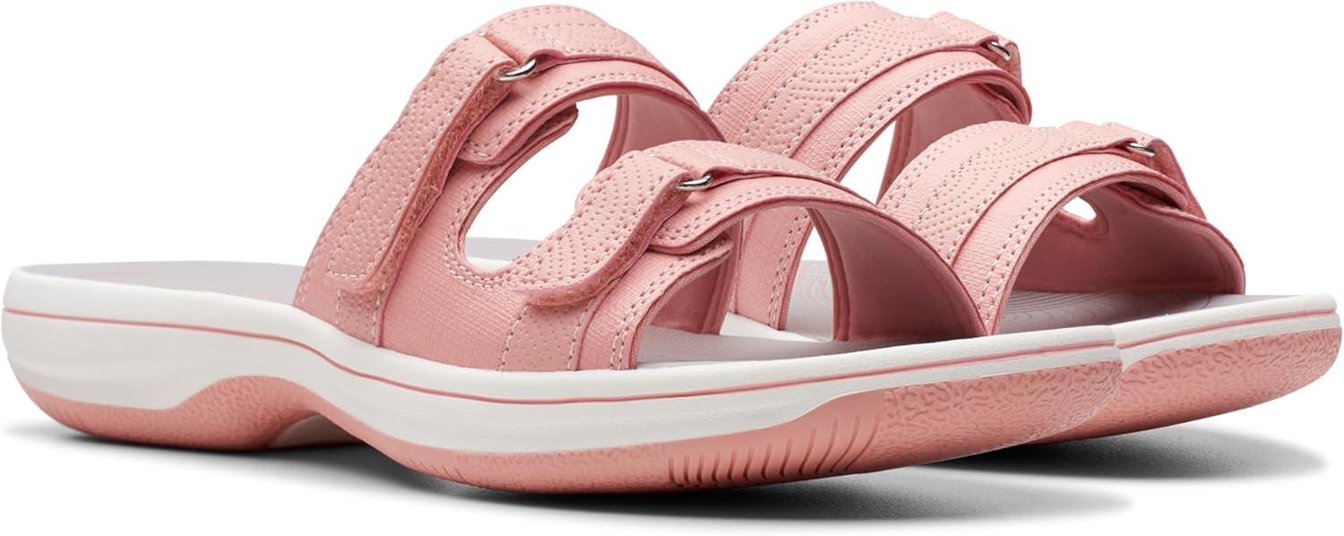 imageClarks womens Breeze PiperSlide SandalPeach