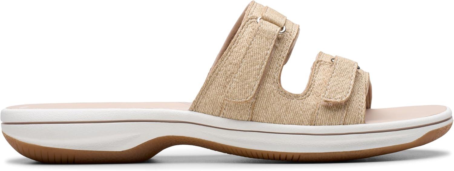 imageClarks womens Breeze PiperSlide SandalSand Interest