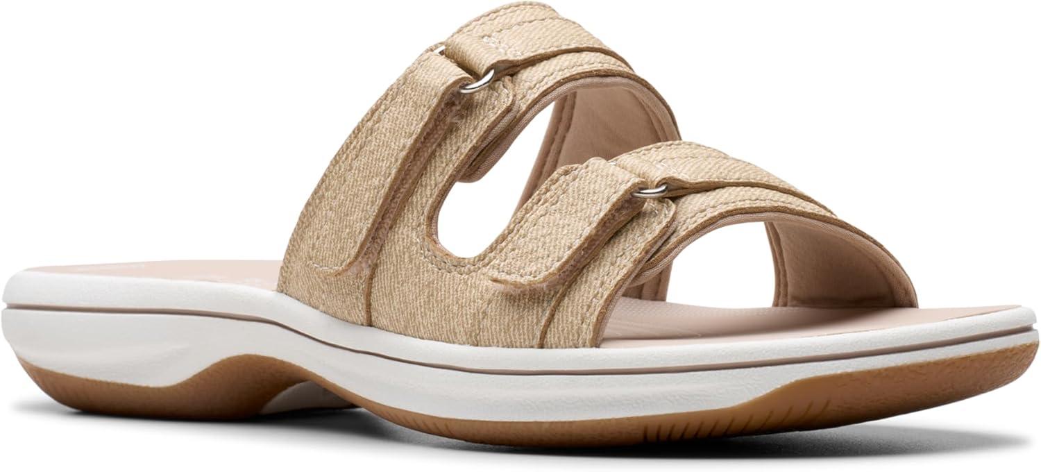 imageClarks womens Breeze PiperSlide SandalSand Interest