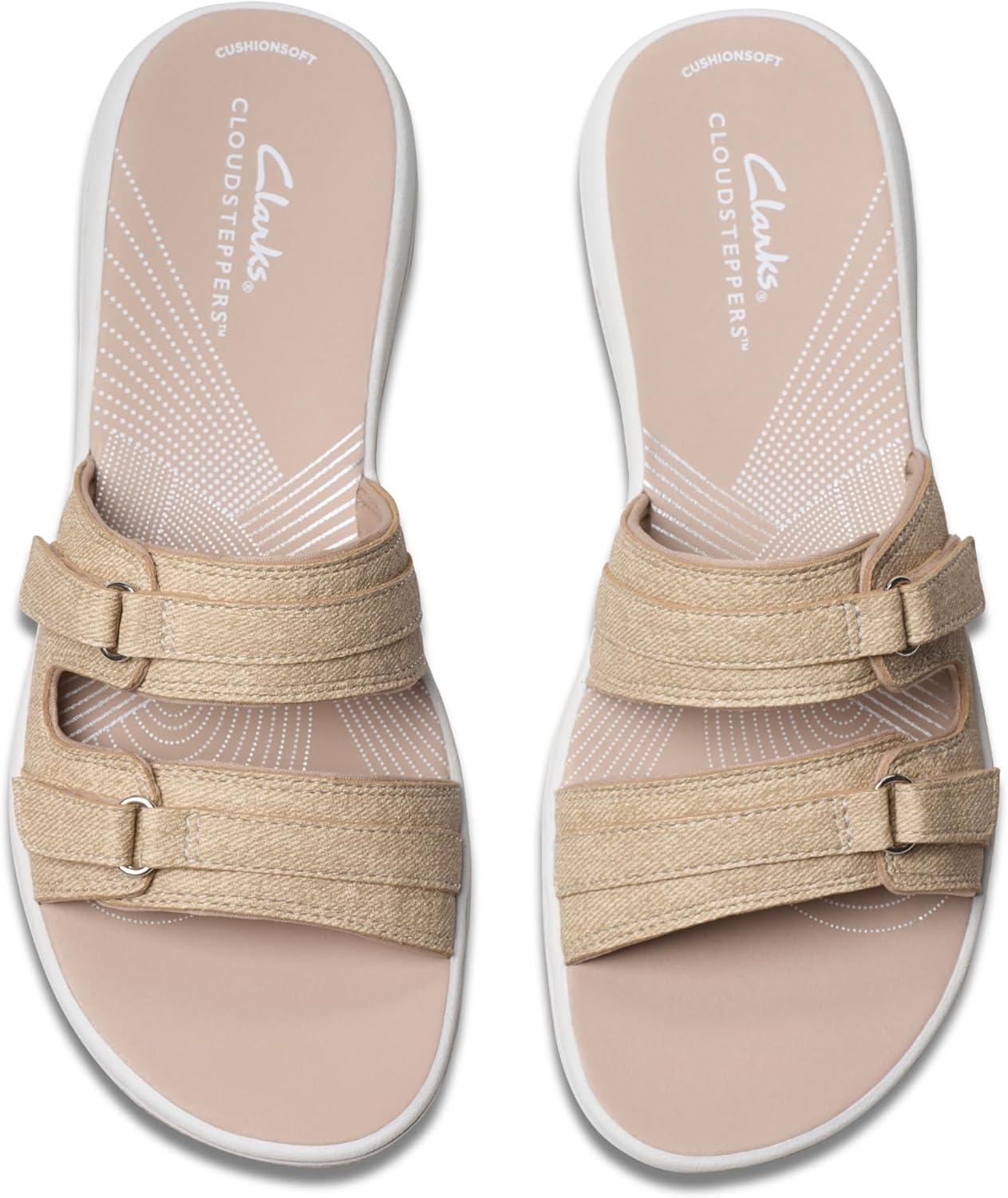 imageClarks womens Breeze PiperSlide SandalSand Interest