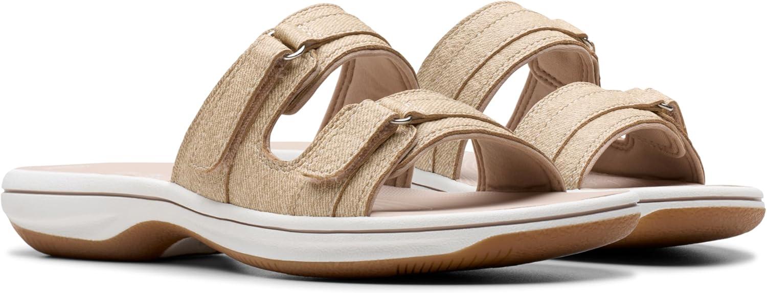 imageClarks womens Breeze PiperSlide SandalSand Interest