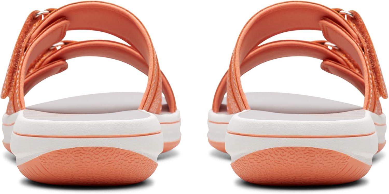imageClarks womens Breeze PiperSlide SandalTangerinePop