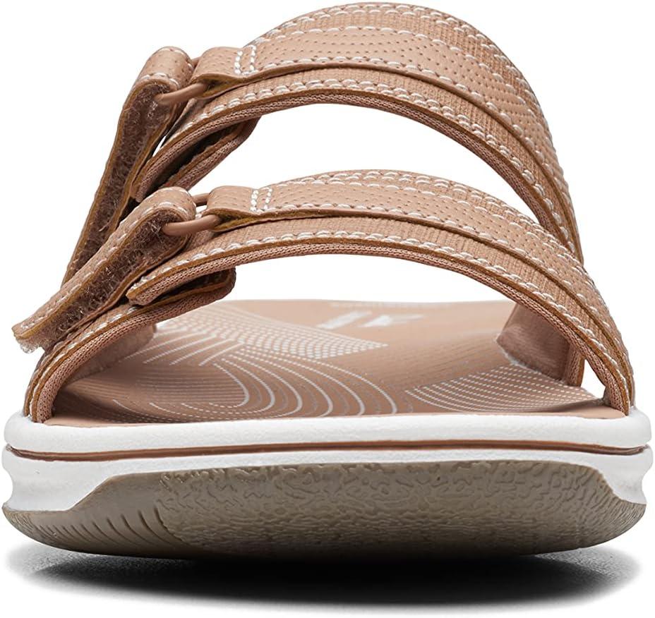 imageClarks womens Breeze PiperSlide SandalWarm Beige