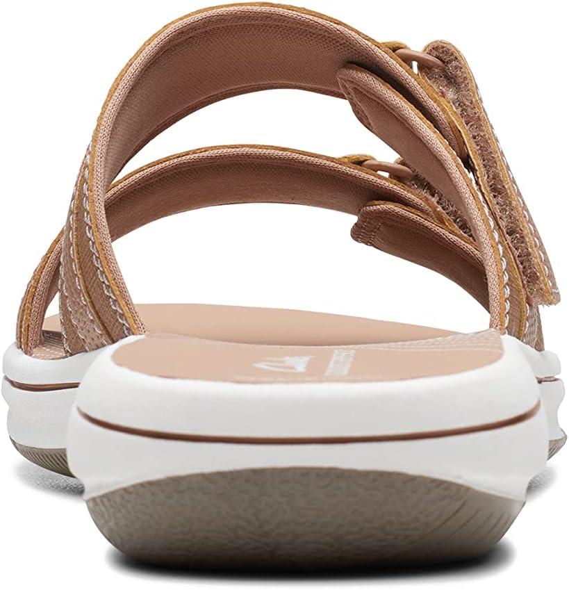 imageClarks womens Breeze PiperSlide SandalWarm Beige