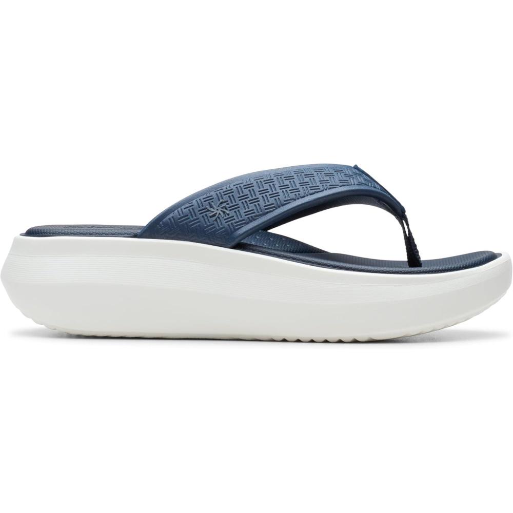 imageClarks Womens Athleisure FlipFlopNavy