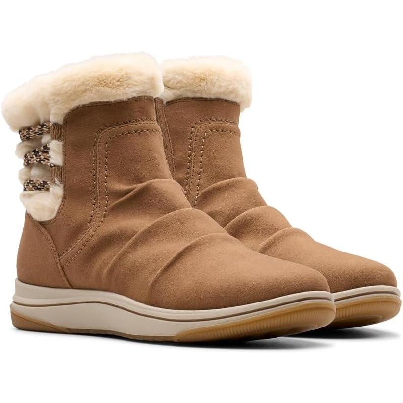 imageClarks Womens Breeze Cozy Ankle BootDark Sand