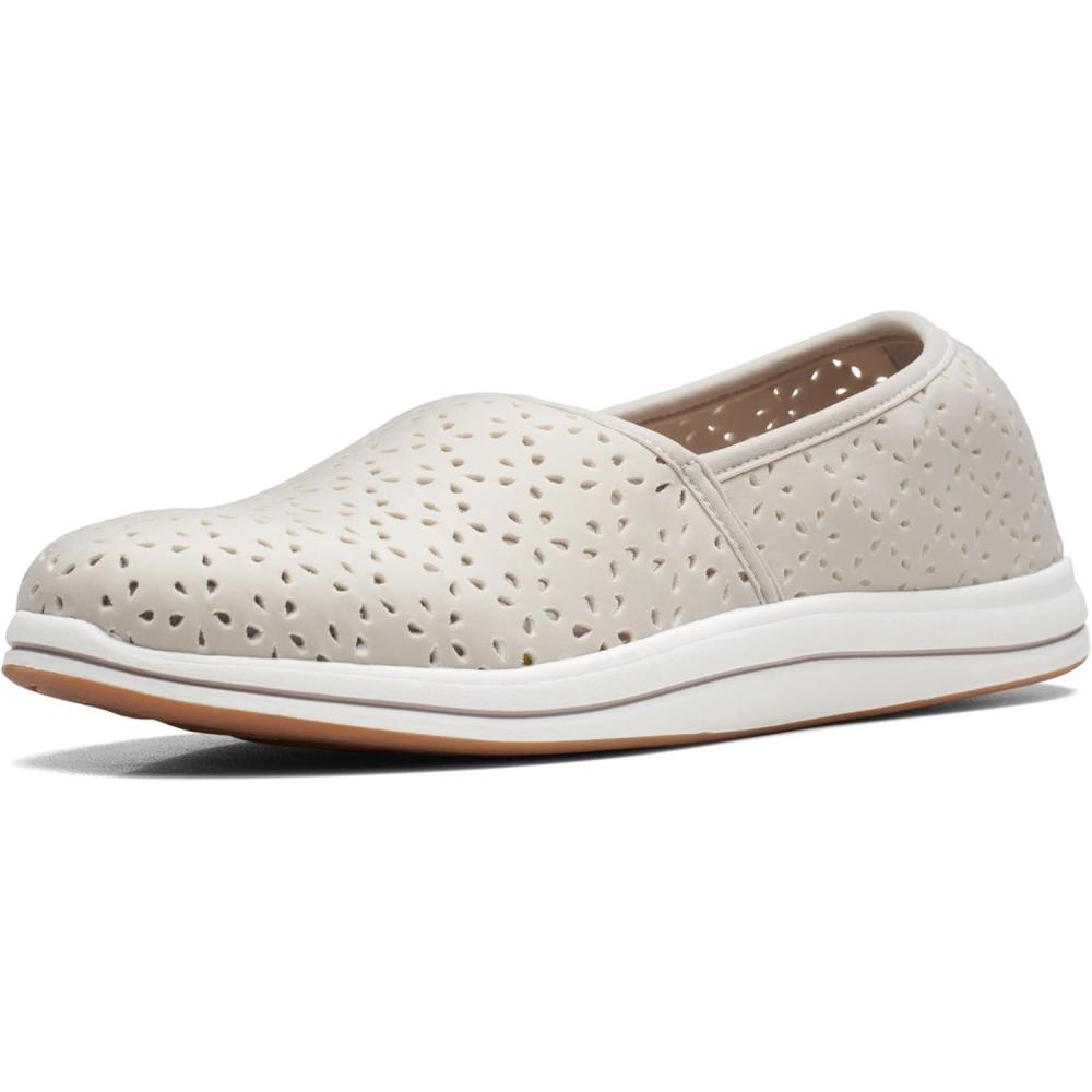 imageClarks Womens Breeze Emily LoafersLight Taupe Synthetic