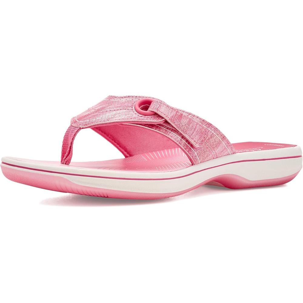 imageClarks Womens Breeze Reyna Cloudsteppers FlipFlopPink Ombre Synthetic