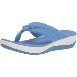 Clarks Women’s Arla Kaylie Flip-Flop(Blue Jersey)