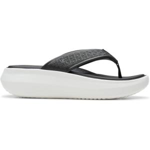 Clarks Women’s Athleisure Flip-Flop(Black)