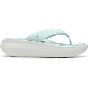 Clarks Women’s Athleisure Flip-Flop(Seafoam Green)