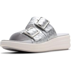 Clarks Women’s Drift Buckle(Silver Metallic)